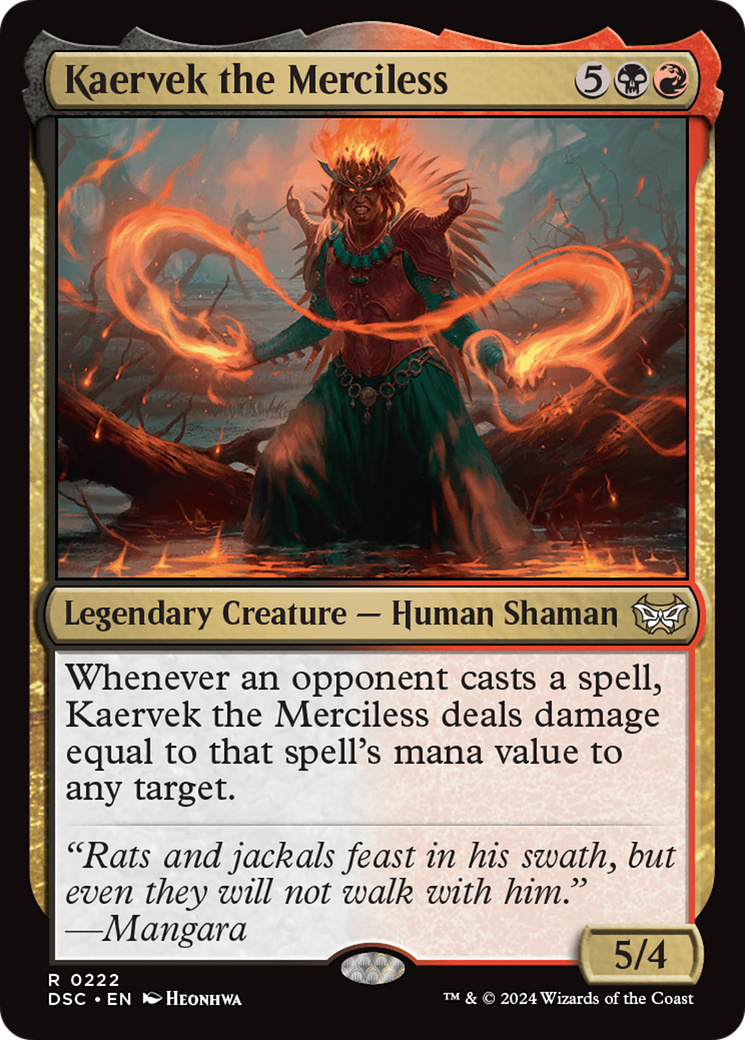 Kaervek the Merciless [Duskmourn: House of Horror Commander] | Yard's Games Ltd