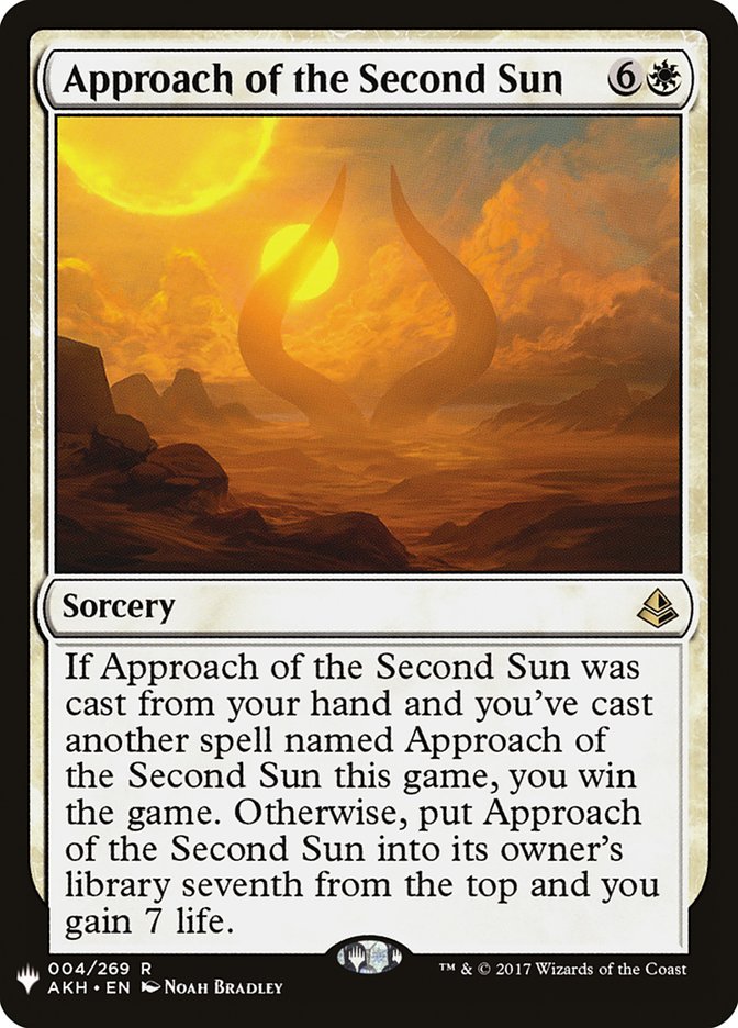 Approach of the Second Sun [Mystery Booster] | Yard's Games Ltd