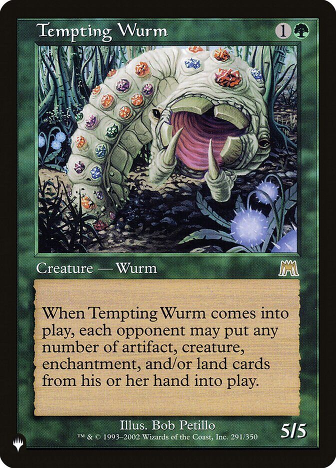 Tempting Wurm [The List] | Yard's Games Ltd