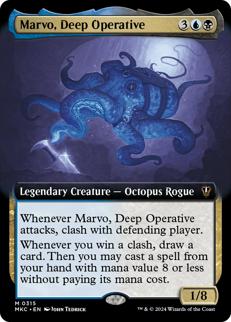 Marvo, Deep Operative (Extended Art) [Murders at Karlov Manor Commander] | Yard's Games Ltd