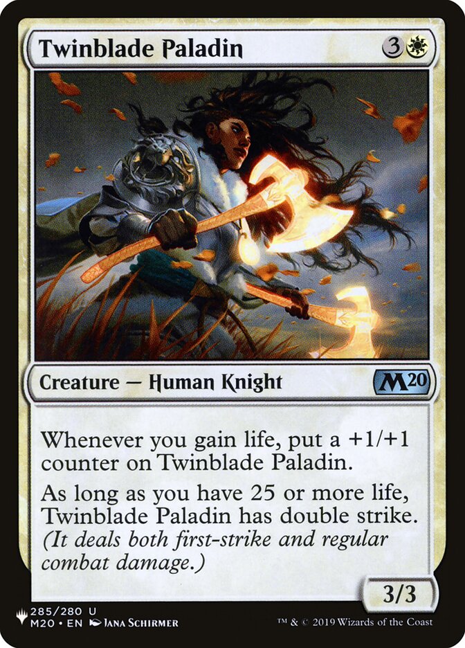 Twinblade Paladin [The List] | Yard's Games Ltd