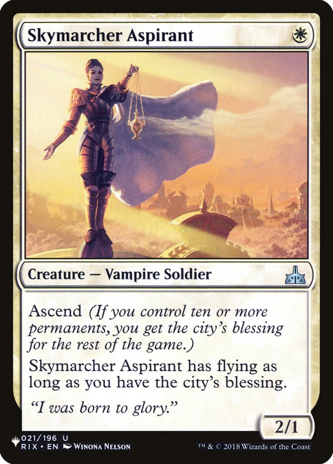 Skymarcher Aspirant [The List] | Yard's Games Ltd