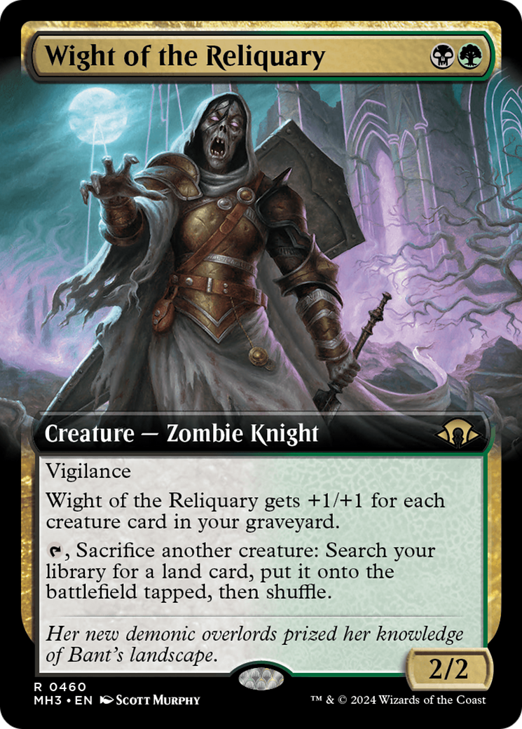 Wight of the Reliquary (Extended Art) [Modern Horizons 3] | Yard's Games Ltd