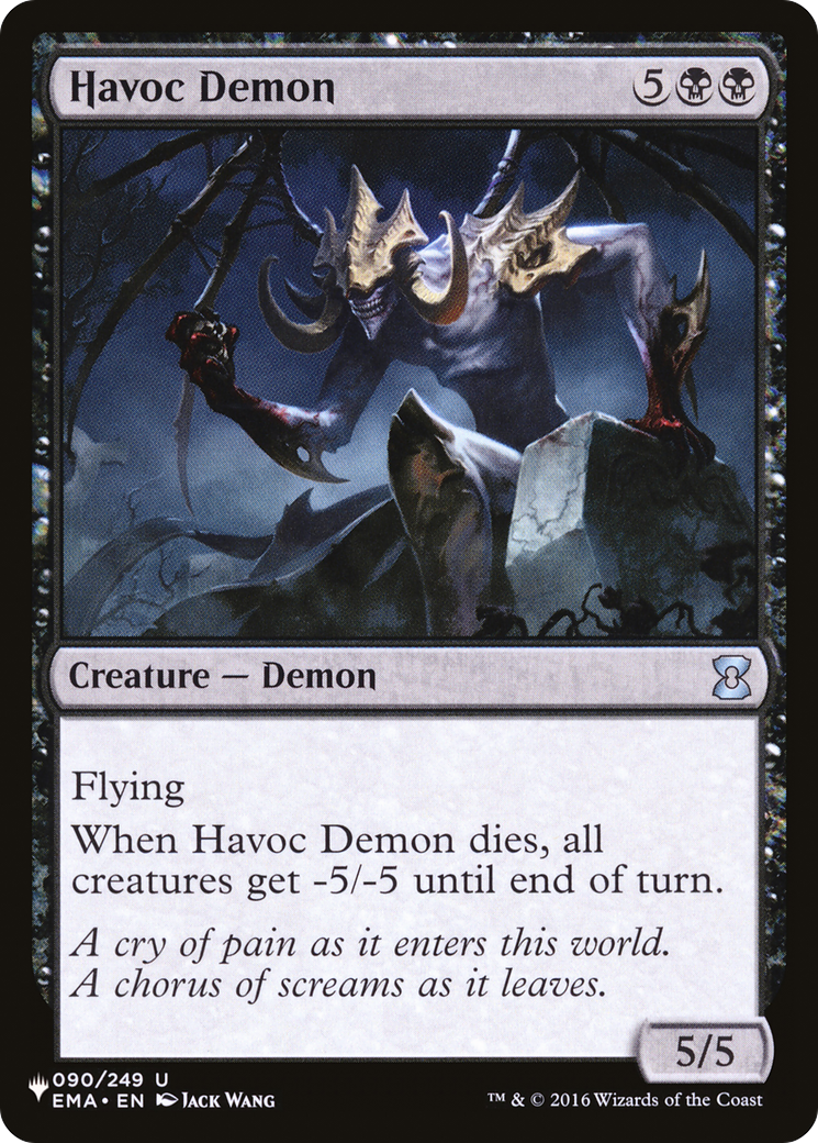 Havoc Demon [The List] | Yard's Games Ltd