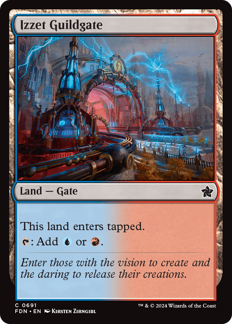 Izzet Guildgate [Foundations] | Yard's Games Ltd