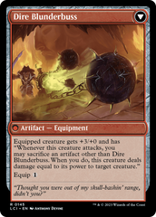 Dire Flail // Dire Blunderbuss [The Lost Caverns of Ixalan Prerelease Cards] | Yard's Games Ltd