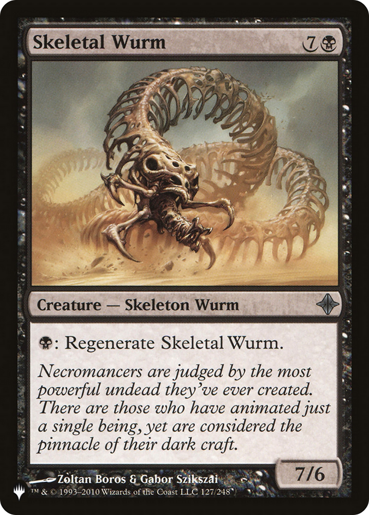 Skeletal Wurm [The List Reprints] | Yard's Games Ltd