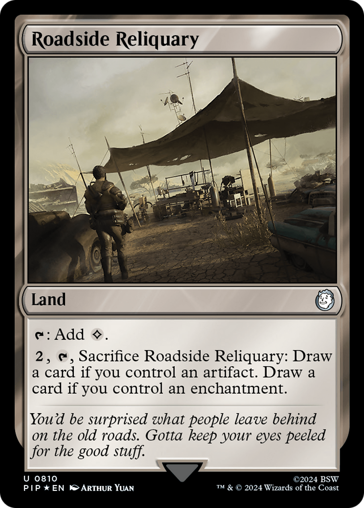 Roadside Reliquary (Surge Foil) [Fallout] | Yard's Games Ltd