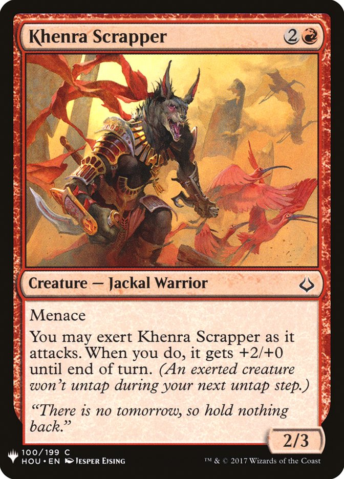 Khenra Scrapper [Mystery Booster] | Yard's Games Ltd