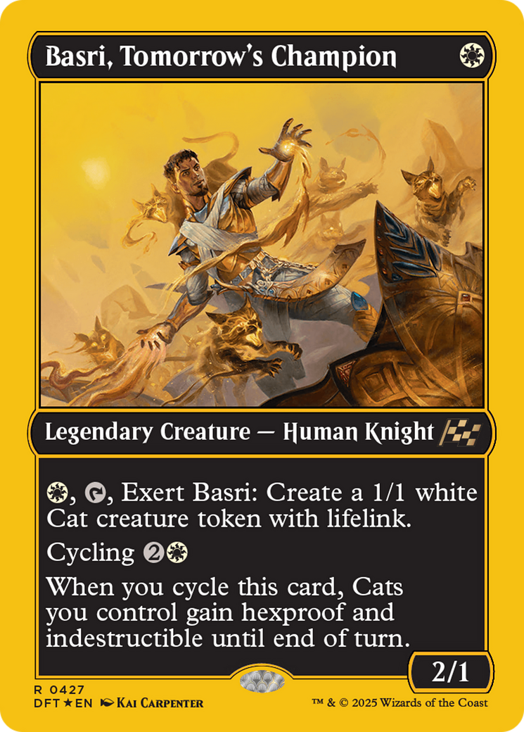 Basri, Tomorrow's Champion (First-Place Foil) [Aetherdrift] | Yard's Games Ltd