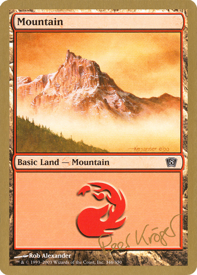 Mountain (pk346) (Peer Kroger) [World Championship Decks 2003] | Yard's Games Ltd