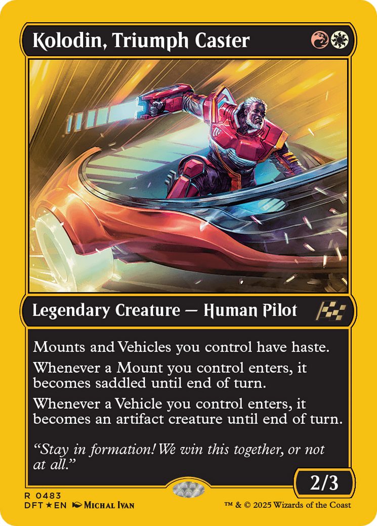 Kolodin, Triumph Caster (First-Place Foil) [Aetherdrift] | Yard's Games Ltd