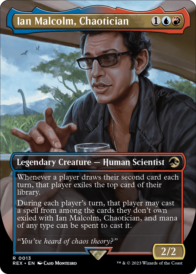 Ian Malcolm, Chaotician (Borderless) [Jurassic World Collection] | Yard's Games Ltd