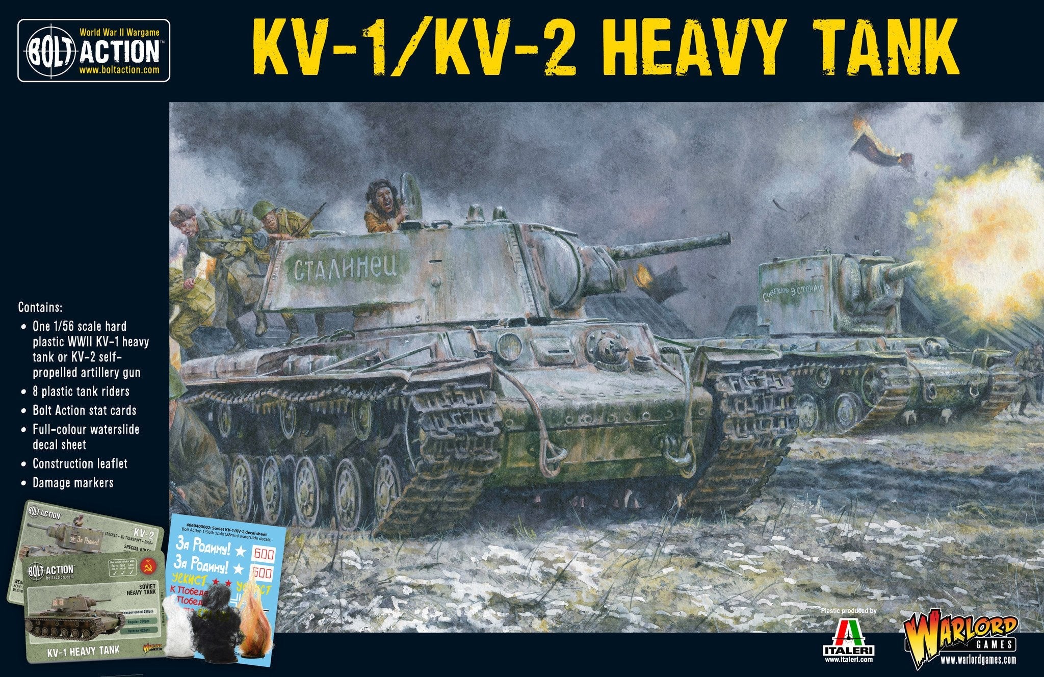 Bolt Action: KV-1/KV-2 Heavy Tank [New] | Yard's Games Ltd