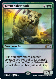 Temur Sabertooth [Year of the Tiger 2022] | Yard's Games Ltd