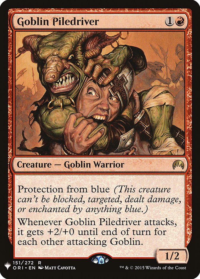 Goblin Piledriver [Mystery Booster] | Yard's Games Ltd