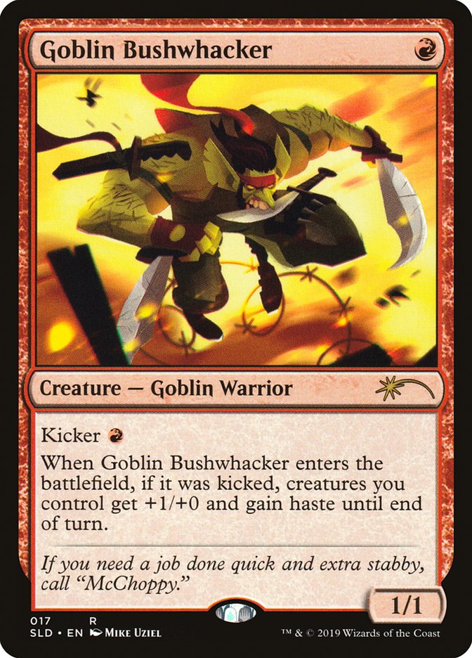 Goblin Bushwhacker [Secret Lair Drop Series] | Yard's Games Ltd