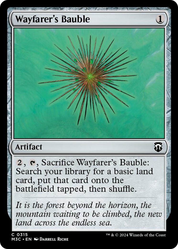 Wayfarer's Bauble (Ripple Foil) [Modern Horizons 3 Commander] | Yard's Games Ltd