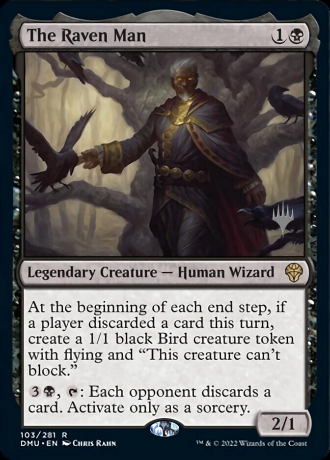 The Raven Man (Promo Pack) [Dominaria United Promos] | Yard's Games Ltd