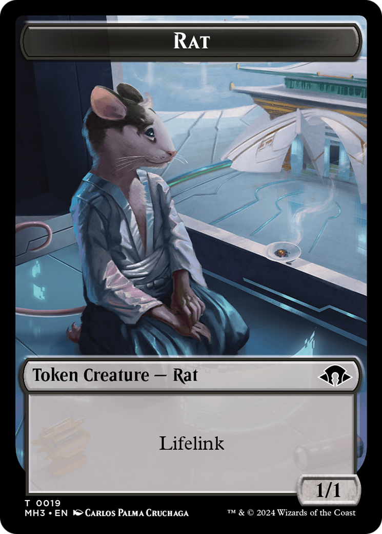 Phyrexian Germ // Rat Double-Sided Token [Modern Horizons 3 Tokens] | Yard's Games Ltd