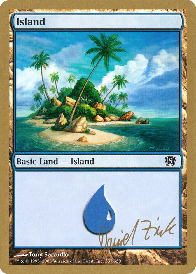 Island (dz337) (Daniel Zink) [World Championship Decks 2003] | Yard's Games Ltd