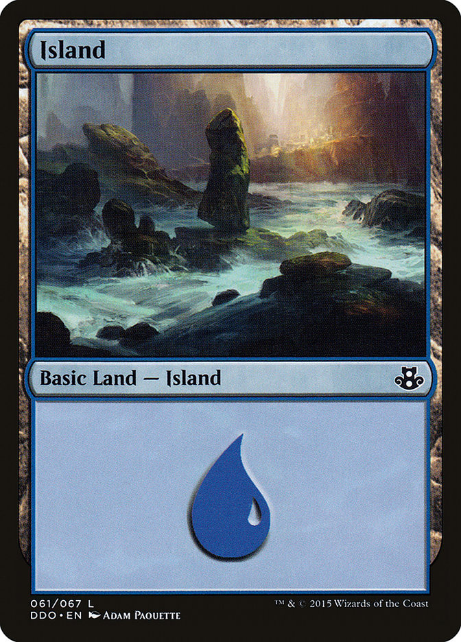 Island (61) [Duel Decks: Elspeth vs. Kiora] | Yard's Games Ltd