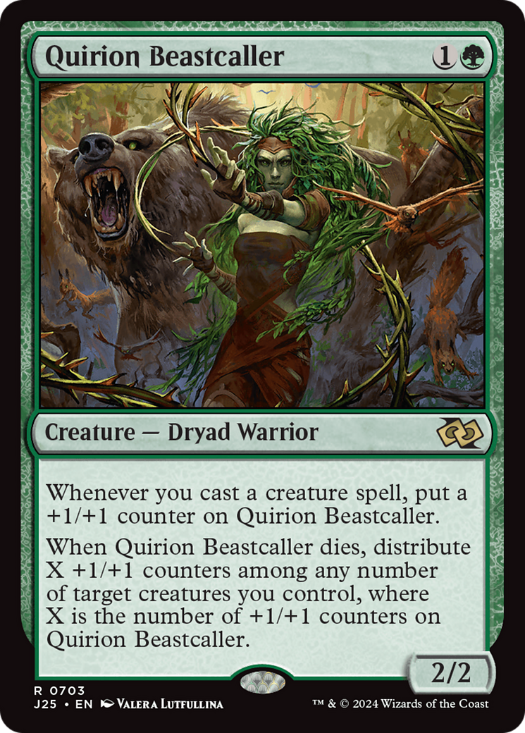 Quirion Beastcaller [Foundations Jumpstart] | Yard's Games Ltd