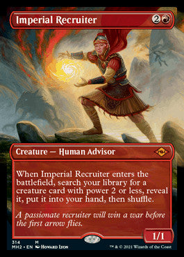 Imperial Recruiter (Borderless Alternate Art) [Modern Horizons 2] | Yard's Games Ltd