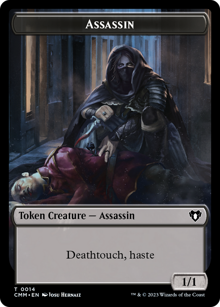 Assassin Token [Commander Masters Tokens] | Yard's Games Ltd