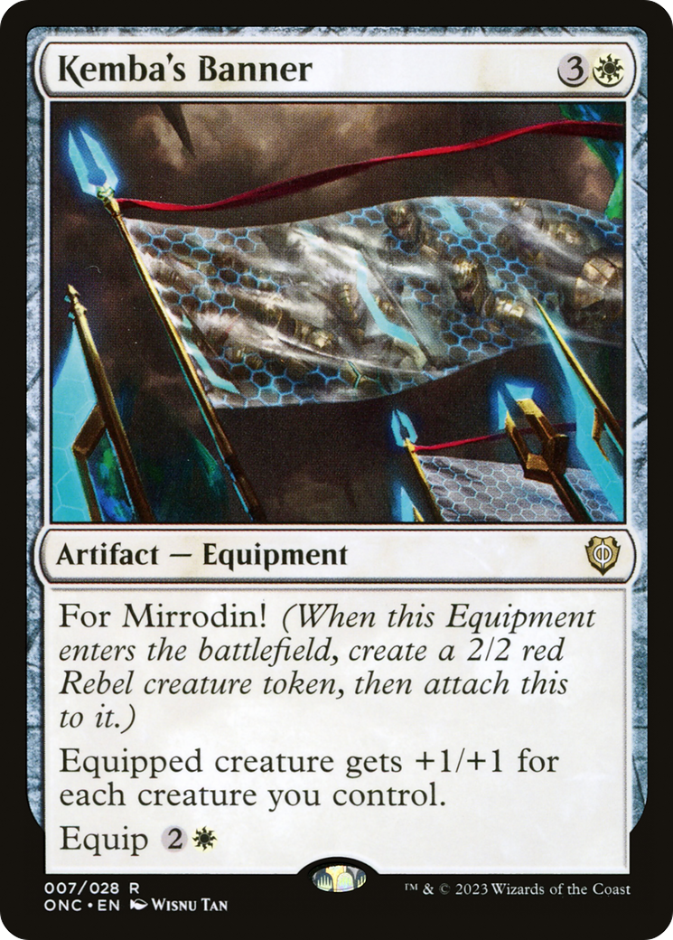 Kemba's Banner [Phyrexia: All Will Be One Commander] | Yard's Games Ltd