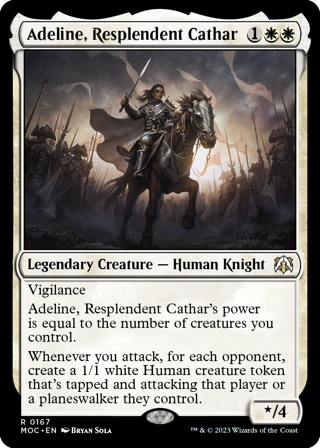 Adeline, Resplendent Cathar [March of the Machine Commander] | Yard's Games Ltd