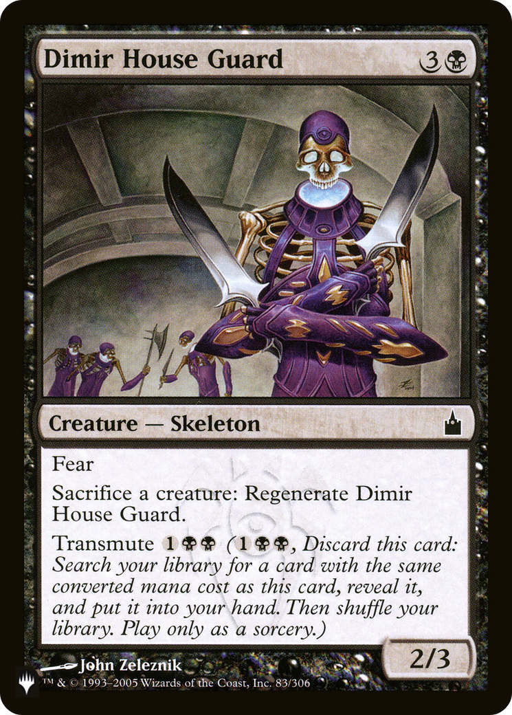 Dimir House Guard [The List] | Yard's Games Ltd