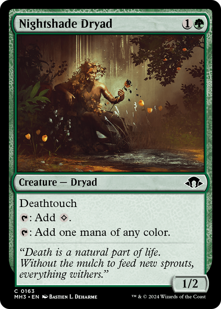 Nightshade Dryad [Modern Horizons 3] | Yard's Games Ltd