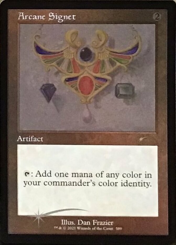 Arcane Signet (Retro) (Foil Etched) [Secret Lair Drop Promos] | Yard's Games Ltd