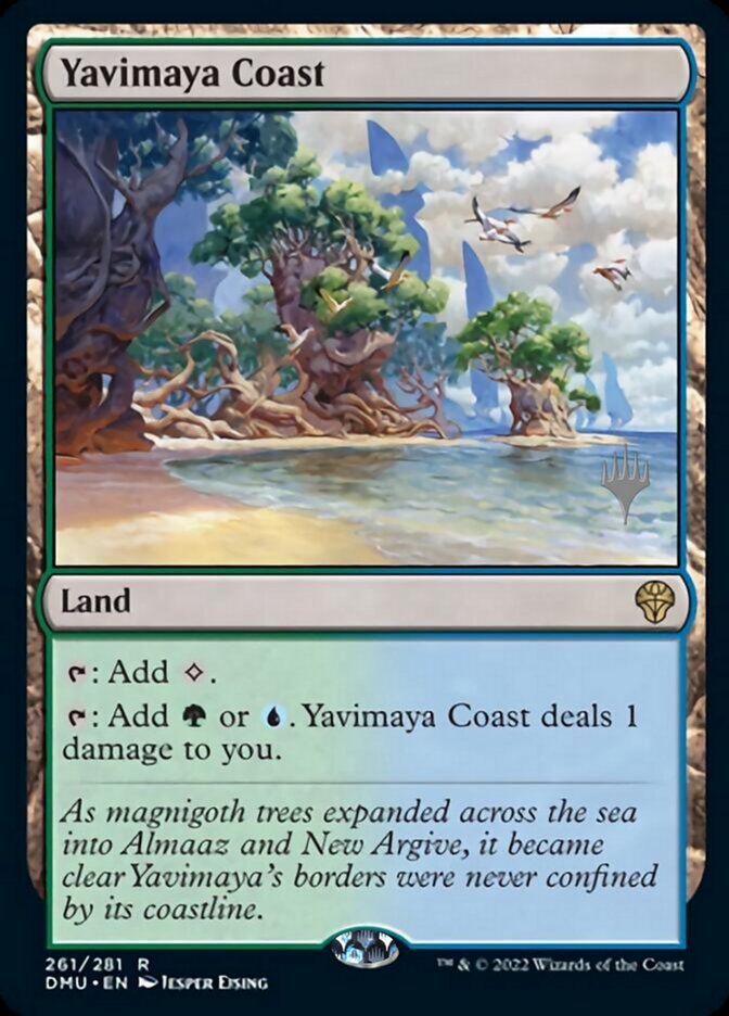 Yavimaya Coast (Promo Pack) [Dominaria United Promos] | Yard's Games Ltd