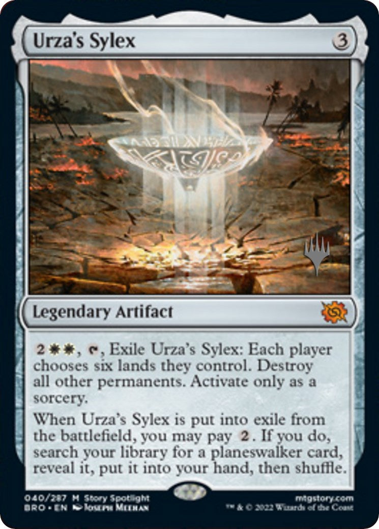 Urza's Sylex (Promo Pack) [The Brothers' War Promos] | Yard's Games Ltd