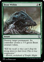 Beast Within [Phyrexia: All Will Be One Commander] | Yard's Games Ltd