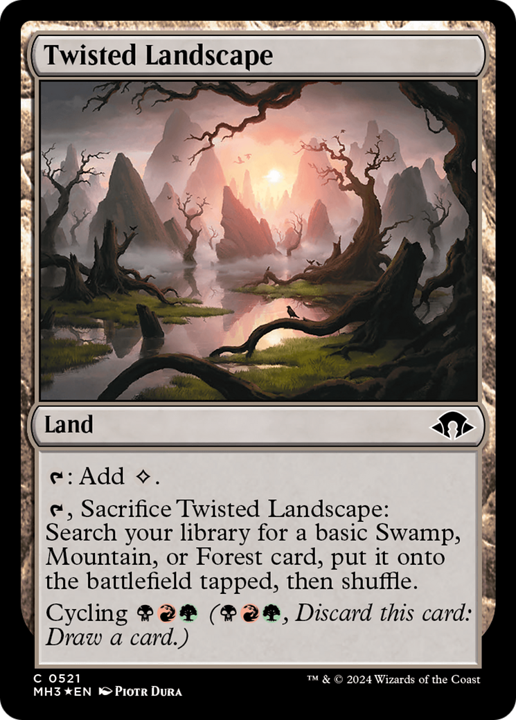 Twisted Landscape (Ripple Foil) [Modern Horizons 3] | Yard's Games Ltd