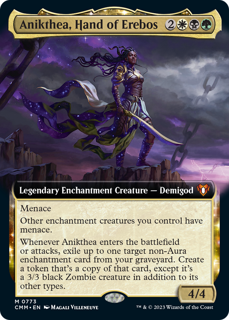 Anikthea, Hand of Erebos (Extended Art) [Commander Masters] | Yard's Games Ltd