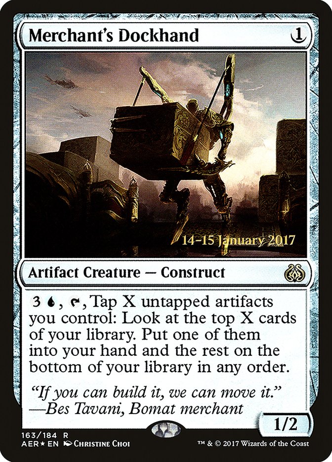 Merchant's Dockhand [Aether Revolt Prerelease Promos] | Yard's Games Ltd