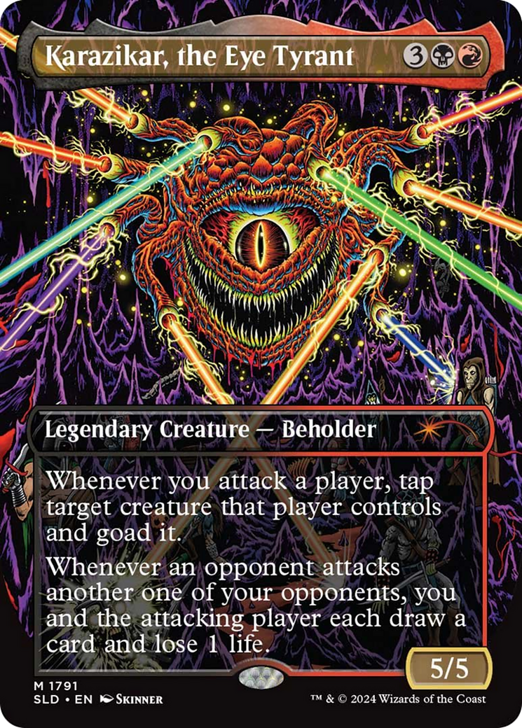 Karazikar, the Eye Tyrant (Rainbow Foil) [Secret Lair Drop Series] | Yard's Games Ltd