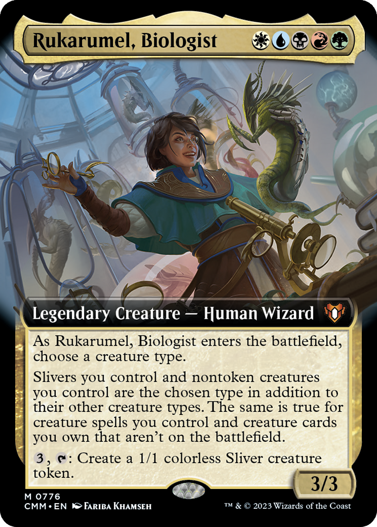 Rukarumel, Biologist (Extended Art) [Commander Masters] | Yard's Games Ltd