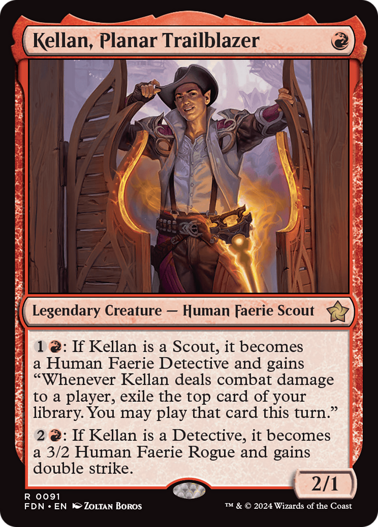 Kellan, Planar Trailblazer [Foundations] | Yard's Games Ltd