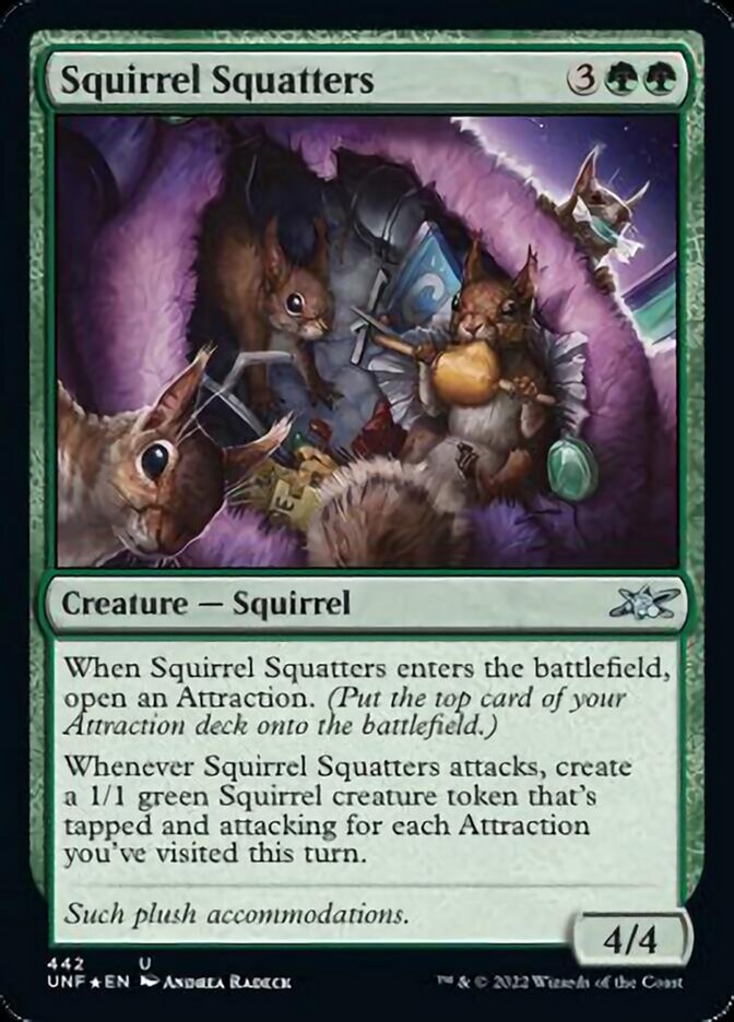 Squirrel Squatters (Galaxy Foil) [Unfinity] | Yard's Games Ltd