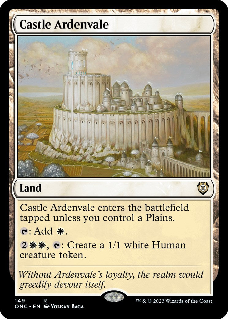 Castle Ardenvale [Phyrexia: All Will Be One Commander] | Yard's Games Ltd