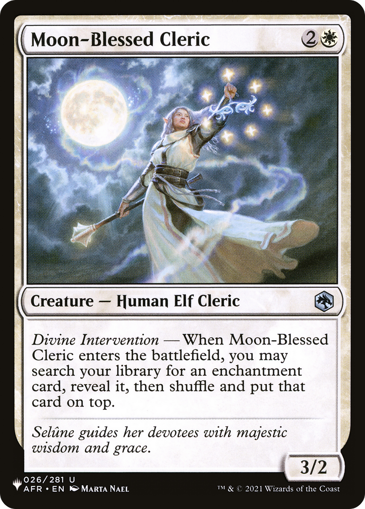 Moon-Blessed Cleric [The List] | Yard's Games Ltd