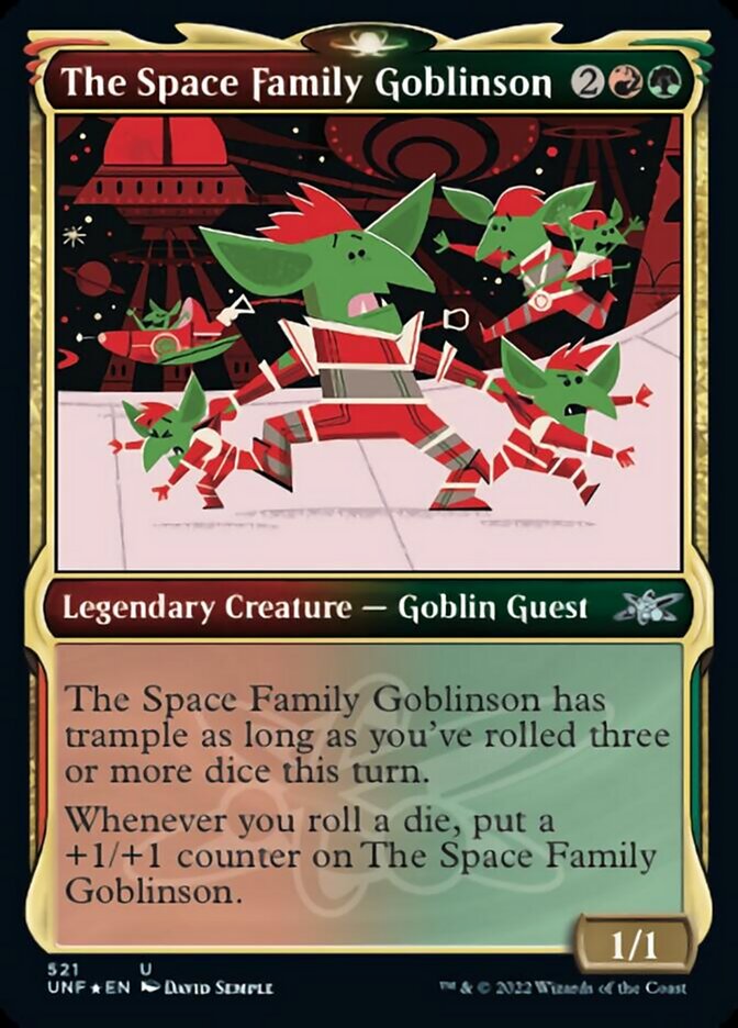 The Space Family Goblinson (Showcase) (Galaxy Foil) [Unfinity] | Yard's Games Ltd