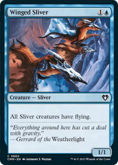 Winged Sliver [Commander Masters] | Yard's Games Ltd