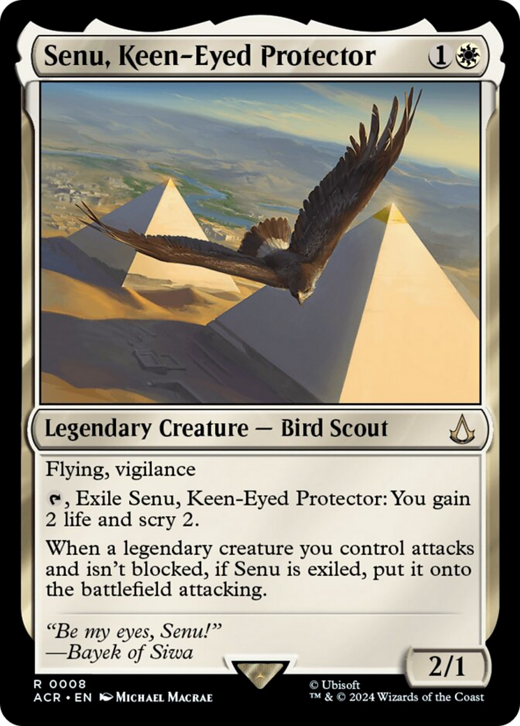 Senu, Keen-Eyed Protector [Assassin's Creed] | Yard's Games Ltd