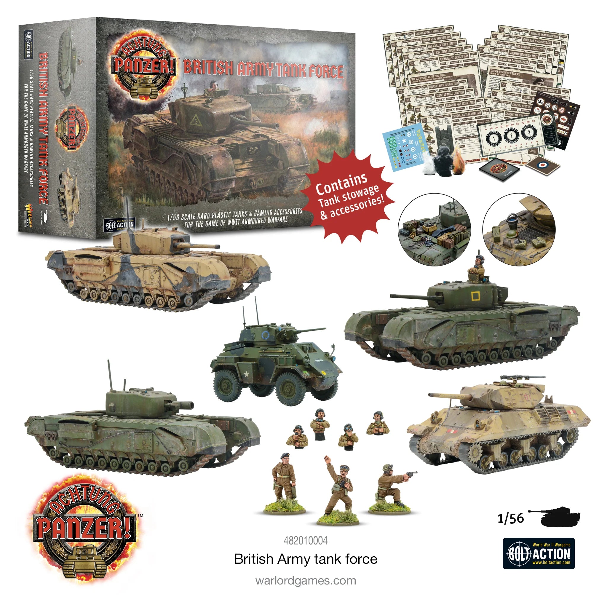 Achtung Panzer!: British Army Tank Force [New] | Yard's Games Ltd